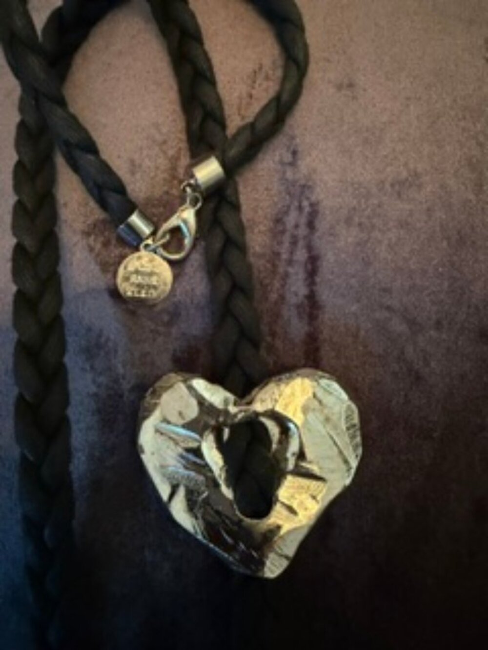 Ann Klein A line floating heart necklace
